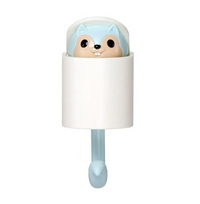 Squirrel wall hook in blue