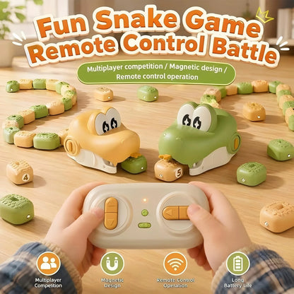 Remote control snake battle game for 2 players