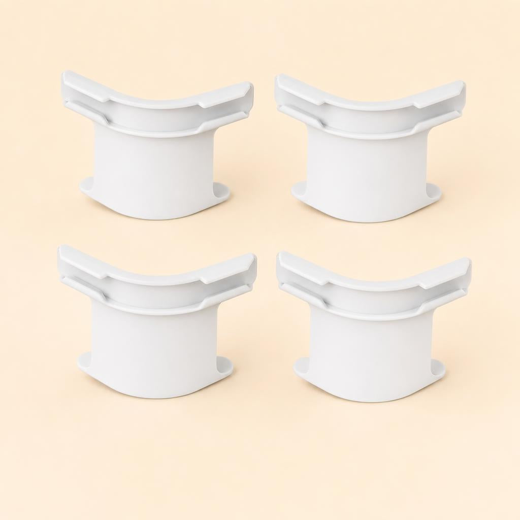 White sheet holder clips